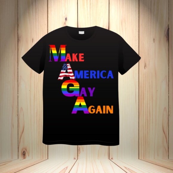 Graphic Tee Shirt-- MAGA - Picture 2 of 2